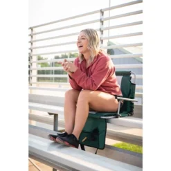 Stansport Folding Stadium Seat With Arms Green/Tan -Crosley shop GUEST 4ac09887 586a 4806 8da3 58f87197ace1