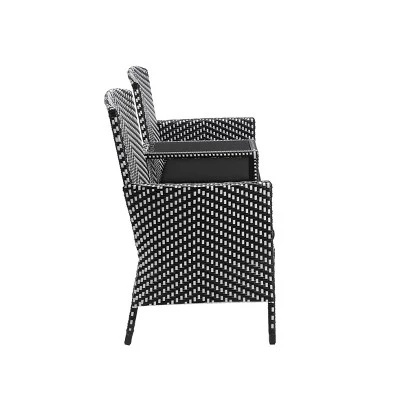 2pc Maksville Aluminum Patio Loveseat & Trash Can - MiBasics 5 2pc Maksville Aluminum Patio Loveseat & Trash Can - MiBasics - Image 5