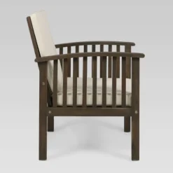 Casa Acacia Wood Loveseat - Gray/Cream - Christopher Knight Home 4 Casa Acacia Wood Loveseat - Gray/Cream - Christopher Knight Home -Crosley shop GUEST 4f629948 45e5 4e16 b496 ca709be351d1