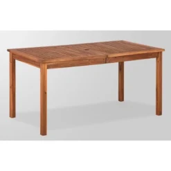 3pc Acacia Wood X Design Outdoor Patio Dining Set - Brown - Saracina Home -Crosley shop GUEST 4f8f83d1 0318 427f 81b6 4a075466df6f