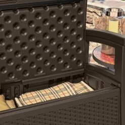 Suncast Loveseat With Storage Area & Trash Hideaway 33 Gallon Capacity Container -Crosley shop GUEST 507fe8e1 2045 420c b9e7 ea726bd09fa3