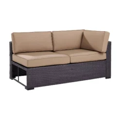 Biscayne Loveseat With Mocha Cushions Brown - Crosley 8 Biscayne Loveseat With Mocha Cushions Brown - Crosley -Crosley shop GUEST 51ada354 4944 456a a3f1 f80c7d5f93d6
