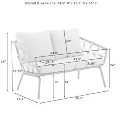 Juniper 4pc Outdoor Wicker Conversation Set - Cream/Natural -Crosley -Crosley shop GUEST 51f3a305 fab4 460e b6d3 f69734a7276b