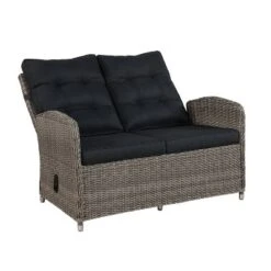 Monaco Outdoor 2 Seat Reclining Bench - Gray - Alaterre Furniture -Crosley shop GUEST 54b67694 3f6a 41ea b283 7c652d0ec812