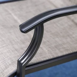 7pc Patio Dining Set With Expandable Steel Table & Metal Padded Arm Chairs - Captiva Designs -Crosley shop GUEST 54bfaef9 746e 4dd8 b1da ad9a5043d0a6