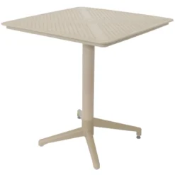 Sunnydaze Decor Sunnydaze All-Weather Commercial-Grade Bellemead Indoor/Outdoor Patio Furniture Dining Set With Square Table With Folding Top, Tan, 5pc -Crosley shop GUEST 568c2e53 8e8f 4fd9 9498 7dd7beaf97a8