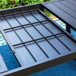 Captiva Designs 7pc Steel Outdoor Patio Dining Set: Garden Furniture With Extendable Table -Crosley shop GUEST 59a060fc 1263 4287 be36 4b3882ffa0a0