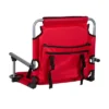 Stansport Folding Stadium Seat With Arms Red/Tan