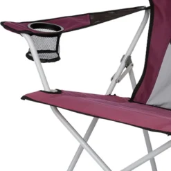 CORE Portable Heavy-Duty Folding Chair With Cooling Mesh Back And Carrying Storage Bag For Outdoor Sporting Events Or Camping Trips, Wine (3 Pack) -Crosley shop GUEST 5da5d6e0 910a 4cf7 95ed 3165762a667b