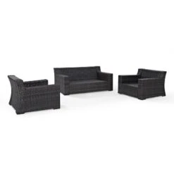 Beaufort 3pc Outdoor Wicker Seating Set With Loveseat & 2 Arm Chairs - Mist - Crosley 12 Beaufort 3pc Outdoor Wicker Seating Set With Loveseat & 2 Arm Chairs - Mist - Crosley -Crosley shop GUEST 5fbb3348 f546 4959 98b6 90bebd744df5