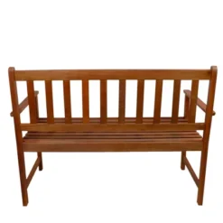 Northlight 48" Light Brown Acacia Wood Outdoor Patio Bench -Crosley shop GUEST 614c0933 f9cf 4c3d af08 35585cb95a55
