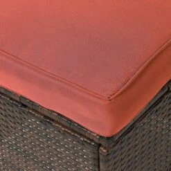 6pc Wicker Outdoor Conversation Set With Cushions & Ottomans - Orange - EDYO LIVING -Crosley shop GUEST 626d87bb b514 49a5 b239 61991ad3ca7d