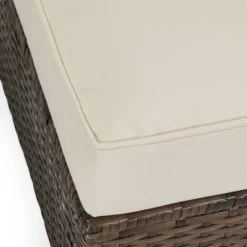 4pc Wicker Patio Sectional Seating Set - Beige - EDYO LIVING -Crosley shop GUEST 680ee038 14a3 426c a20f 9e49a160ae75