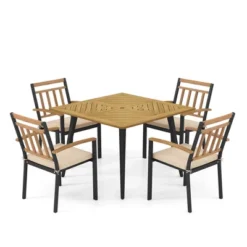 Costway 5 Pieces Patio Dining Set Outdoor Dining Table And Chairs With Cushions 9 Costway 5 Pieces Patio Dining Set Outdoor Dining Table And Chairs With Cushions -Crosley shop GUEST 6842e7eb 12dd 4867 9e81 947fc7837fc5