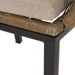 Russel 3pc Outdoor Wicker 2 Seater Chat Set - Light Brown/Beige - Christopher Knight Home -Crosley shop GUEST 68c68f66 e3d7 4382 9e05 465620186bce