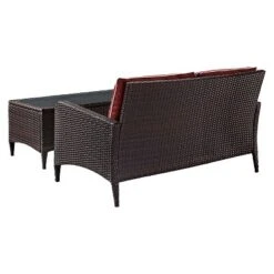 Kiawah 2 Piece Outdoor Wicker Seating Set With Chair & Ottoman - Sangria - Crosley 8 Kiawah 2 Piece Outdoor Wicker Seating Set With Chair & Ottoman - Sangria - Crosley -Crosley shop GUEST 6a3f775d d8db 4505 9749 7710f99abfa9