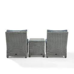 Bradenton 3pc Wicker Armless Chairs With Side Table - Crosley 19 Bradenton 3pc Wicker Armless Chairs With Side Table - Crosley -Crosley shop GUEST 6b9e289a 0a76 4eed 989b bf113810406c