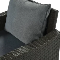 6pc Outdoor Set With Loveseats, Sofa, Chair, Bench & Coffee Table - Gray - GODEER -Crosley shop GUEST 6dc6bd79 6335 423c b06a 2f1c9b345a78