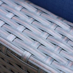 2pk Outdoor Rattan Ottomans With Cushions - Captiva Designs -Crosley shop GUEST 6e283ea7 4067 4fcf 901d 0c90c3fdda98