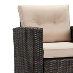 5pc Wicker Outdoor Conversation Set - EDYO LIVING -Crosley shop GUEST 6e8dd92f 7a9d 4fa9 b052 61721b19b6be