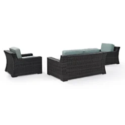 Beaufort 3pc Outdoor Wicker Seating Set With Loveseat & 2 Arm Chairs - Mist - Crosley 13 Beaufort 3pc Outdoor Wicker Seating Set With Loveseat & 2 Arm Chairs - Mist - Crosley -Crosley shop GUEST 6e95dc84 1955 4dab b4dd 32ec073e0e1c