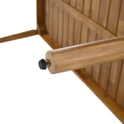 Christopher Knight Home Maris Rustic 5 Piece Outdoor Acacia Wood Rattan Dining Set With Slatted Table, Mocha/Teak -Crosley shop GUEST 6f283d64 d1a3 4a55 be1e f185c9f04386