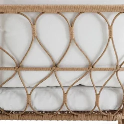 Juniper 4pc Outdoor Wicker Conversation Set - Cream/Natural -Crosley -Crosley shop GUEST 6fb7075d 7e60 4865 a794 3372376b2316