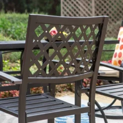 7pc Outdoor Dining Set With 37" Table & Swivel Arm Chairs - Captiva Designs -Crosley shop GUEST 70cdf588 4ff6 4d46 ac34 40084585cc39