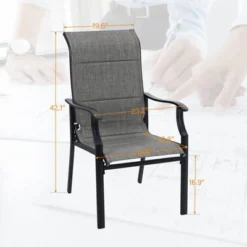 5pc Patio Dining Set With Steel Table With 1.57" Umbrella Hole & Padded Arm Chairs - Captiva Designs 23 5pc Patio Dining Set With Steel Table With 1.57" Umbrella Hole & Padded Arm Chairs - Captiva Designs -Crosley shop GUEST 70d46ac7 7a16 49fc b422 62e6aa767fb4