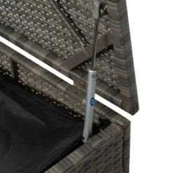 7pc Wicker Patio Seating Set With Storage Box - Gray - GODEER -Crosley shop GUEST 70e8a2cd f0bb 4578 a101 c7b99a5a02b1