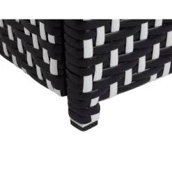 2pc Maksville Outdoor Aluminum Storage Bench & Trash Can - MiBasics -Crosley shop GUEST 73cdad7d 6629 4f7f 89cc b249bd570746