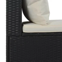 9pc Wicker Patio Sectional Seating Set With Cushions - Black/Beige - GODEER 25 9pc Wicker Patio Sectional Seating Set With Cushions - Black/Beige - GODEER -Crosley shop GUEST 74320ef6 9c69 4903 839e 59afe6b1b247