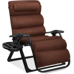 Best Choice Products Oversized Zero Gravity Chair, Folding Recliner W/ Removable Cushion, Side Tray -Crosley shop GUEST 76239886 ee04 42c5 abcb c16d555a5fc7