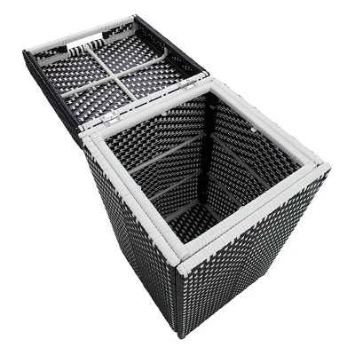 2pc Maksville Aluminum Patio Loveseat & Trash Can - MiBasics 8 2pc Maksville Aluminum Patio Loveseat & Trash Can - MiBasics - Image 8