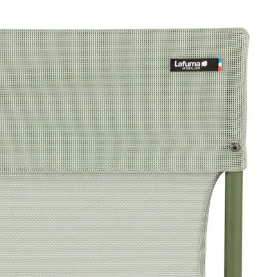 Lafuma Balcony II Colorblock Batyline Iso Fabric Steel Frame Lightweight Foldable Portable Patio, Lawn, And Garden Bistro Chair, Moss Green, Set Of 2 4 Lafuma Balcony II Colorblock Batyline Iso Fabric Steel Frame Lightweight Foldable Portable Patio, Lawn, And Garden Bistro Chair, Moss Green, Set Of 2 - Image 4