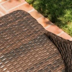 Delphi 2pk Wicker Dining Chairs - Brown - Christopher Knight Home 4 Delphi 2pk Wicker Dining Chairs - Brown - Christopher Knight Home -Crosley shop GUEST 7ce9786e 2f83 4a56 aeb3 7fb3a43712f2