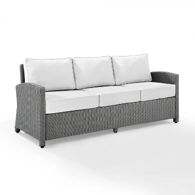 Bradenton Outdoor Wicker Sofa - Crosley 14 Bradenton Outdoor Wicker Sofa - Crosley - Image 14