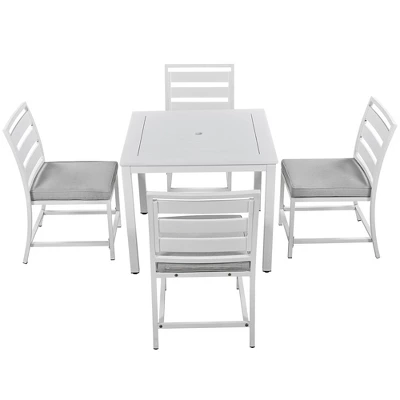 Outdoor Four-Seat Dining Set For Patios, Balconies And Lawns - ModernLuxe 4 Outdoor Four-Seat Dining Set For Patios, Balconies And Lawns - ModernLuxe - Image 4