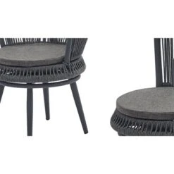 3pc Outdoor Wicker Conversation Set With Cushions - Dark Gray - GODEER 15 3pc Outdoor Wicker Conversation Set With Cushions - Dark Gray - GODEER -Crosley shop GUEST 83707b79 be56 46d8 bca9 d75571254e72