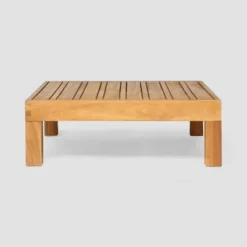 Oana 7pc Acacia Wood Sofa & Coffee Table Chat Set Teak/Beige - Christopher Knight Home -Crosley shop GUEST 83a7e9b8 18cd 4319 90a4 ca5d6873ecdf 1