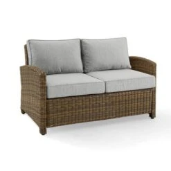 Bradenton Outdoor Wicker Loveseat - Crosley -Crosley shop GUEST 843170e3 9827 4d81 84c5 7bd21f1bd165
