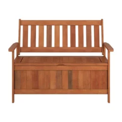 Outdoor Storage Bench - Natural - CorLiving -Crosley shop GUEST 882e2c81 32a9 4ee0 a10a 8a9b1c35b45b