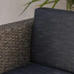 Puerta Wicker Loveseat Gray/Black - Christopher Knight Home 6 Puerta Wicker Loveseat Gray/Black - Christopher Knight Home -Crosley shop GUEST 88f95e66 8506 4b11 a481 91d81632a7c4