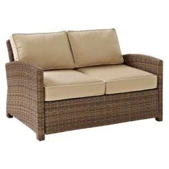 Bradenton Outdoor Wicker Loveseat - Crosley -Crosley shop GUEST 893be6c2 82d7 4841 9fad 0fdd4a5e3945