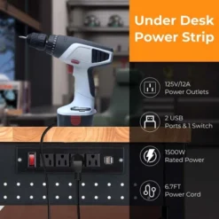 Costway 53" Adjustable Height Workbench 1760lbs Capacity Workstation W/ Power Outlets -Crosley shop GUEST 89af681c b772 4a16 a85c e0205fbb4802