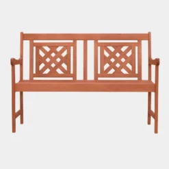 Malibu 3pc Rectangle Wood Outdoor Patio Dining Set - Tan - Vifah -Crosley shop GUEST 8d97c2e5 8730 4e83 b203 62516de7eb4e