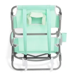 Ostrich Lightweight Portable Outdoor On Your Back Folding Chair For Relaxing With 5 Seat Adjustment Backpack Straps And Cup Holder, Teal (4 Pack) -Crosley shop GUEST 907f3a4b 09d4 4c1f 8428 c3df6c3cb2cf