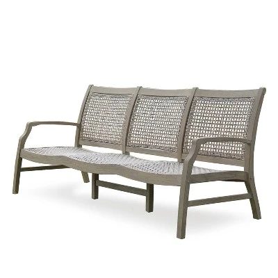 Teak Zuma Patio Sofa Gray - Cambridge Casual 8 Teak Zuma Patio Sofa Gray - Cambridge Casual - Image 8