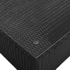 7pc Wicker Patio Seating Set With Cushions & Striped Pillows - Gray - GODEER -Crosley shop GUEST 927231ac bfda 4fa7 b64d 579b69115675