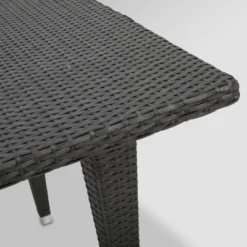 Celeste 5pc Wicker Dining Set - Gray/Light Gray - Christopher Knight Home -Crosley shop GUEST 9580630c 52b8 49a7 a8c6 89a160c67c83